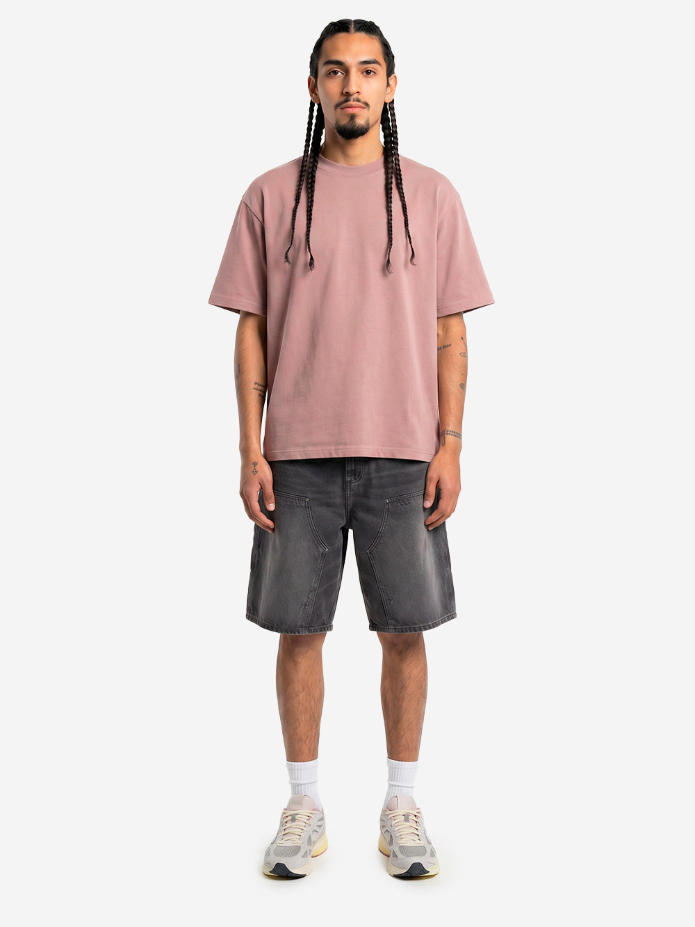 REGARDS T-shirt oversize in cotone rosa Rosa Urbanstaroma