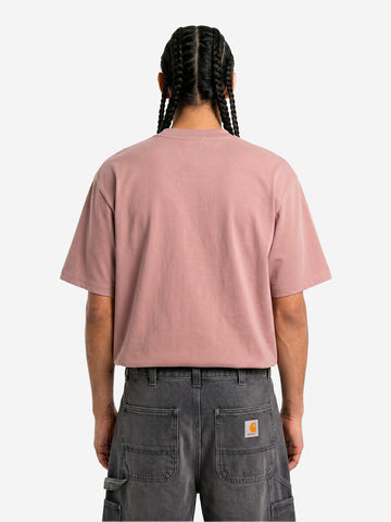REGARDS T-shirt oversize in cotone rosa Rosa