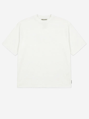 REGARDS T-shirt oversize in cotone bianco Bianco