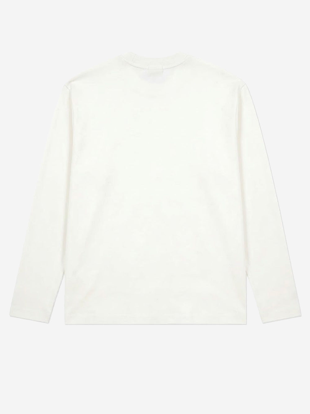 REGARDS T-shirt a manica lunga relaxed fit in cotone bianco Bianco Urbanstaroma