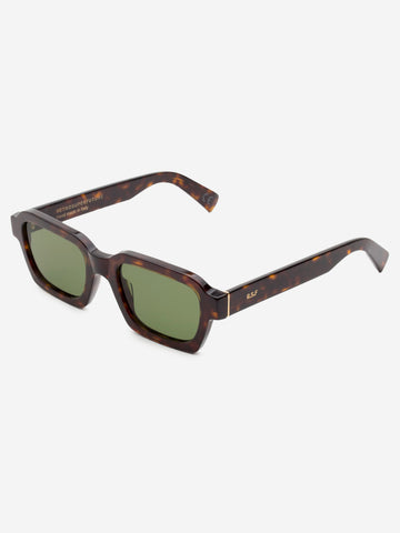 RETROSUPERFUTURE Occhiali da sole 'Caro 3627' havana con lenti verdi Marrone