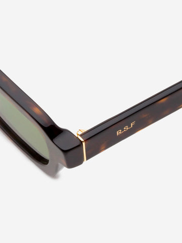 RETROSUPERFUTURE Occhiali da sole 'Caro 3627' havana con lenti verdi Marrone