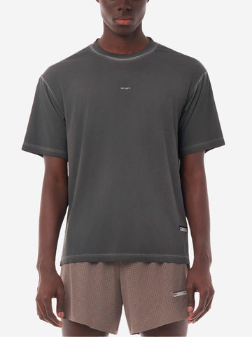 SATISFY AuraLite T-Shirt Running antracite Ultraleggera in Poliestere Riciclato grigio