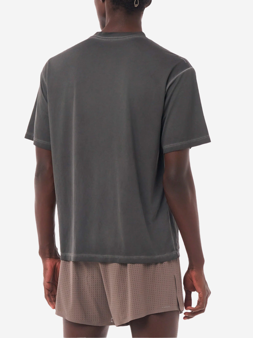 SATISFY AuraLite T-Shirt Running antracite Ultraleggera in Poliestere Riciclato grigio Urbanstaroma