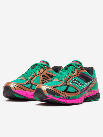 SAUCONY Progrid Guide 7 Hi-Octane 'Green Bronze' Verde rossa marrone