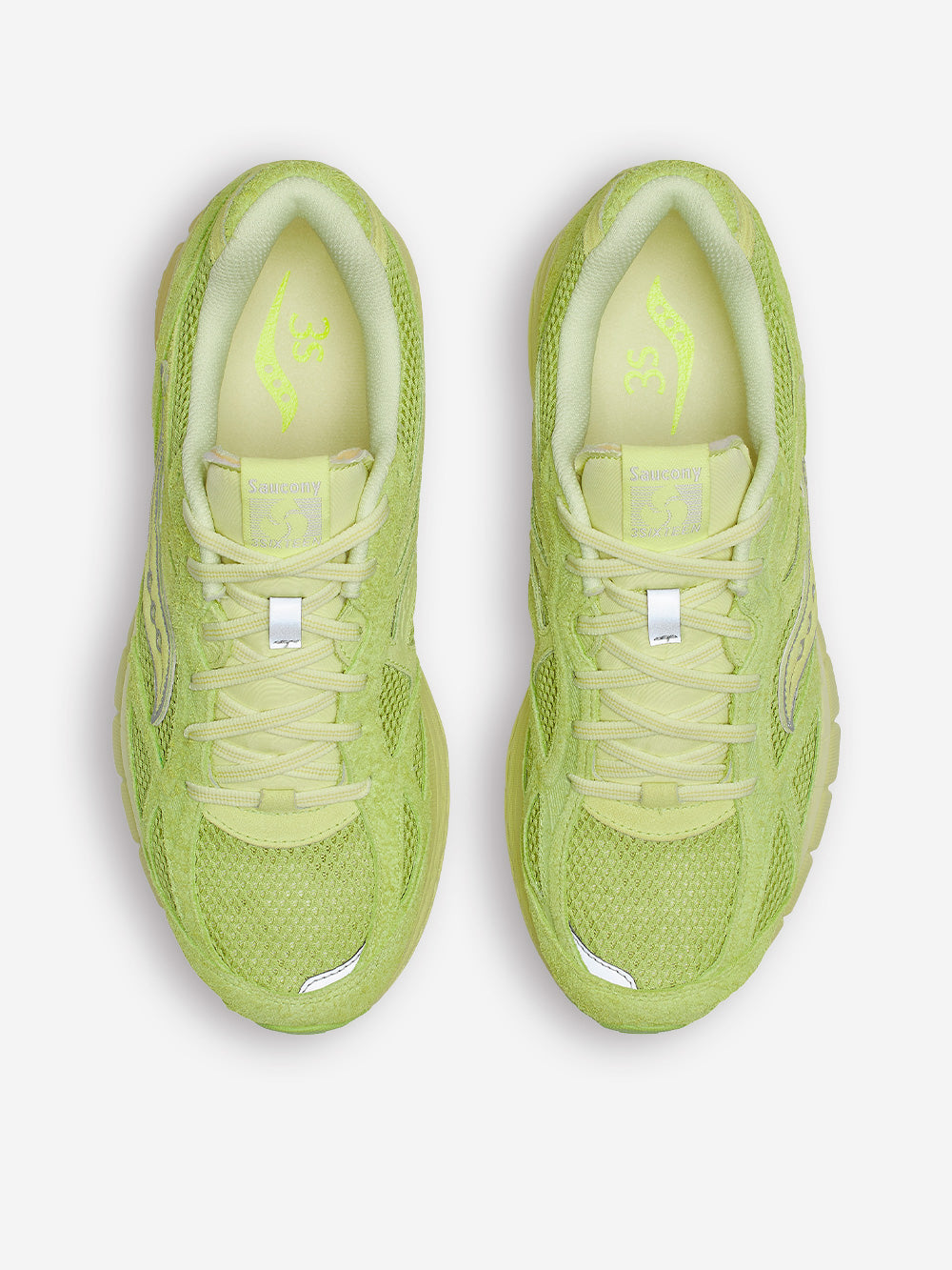 SAUCONY Progrid Guide 7 x 3sixteen 'Lime Citroen Vert' verde Urbanstaroma