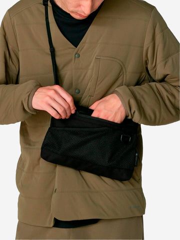 SNOW PEAK Borsa crossbody tecnica nera 'Everyday Sacoche' Nero