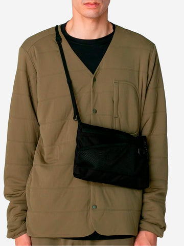 SNOW PEAK Borsa crossbody tecnica nera 'Everyday Sacoche' Nero