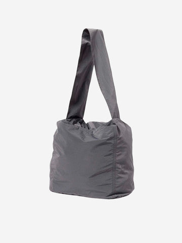 SNOW PEAK Borsa crossbody oversize wrap in ripstop grigio Grigio