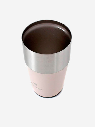 SNOW PEAK Bicchiere termico beige 'shimo tumbler' (470 ml) Sabbia