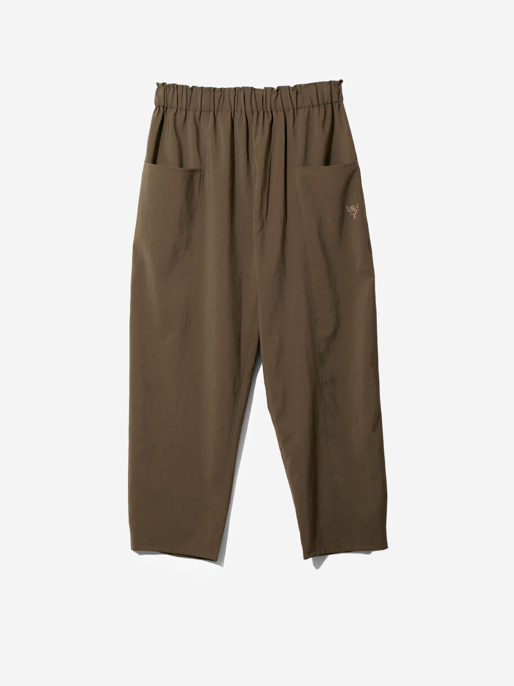 SOUTH2 WEST8 Pantaloni marroni in tessuto poly Oxford Marrone Urbanstaroma