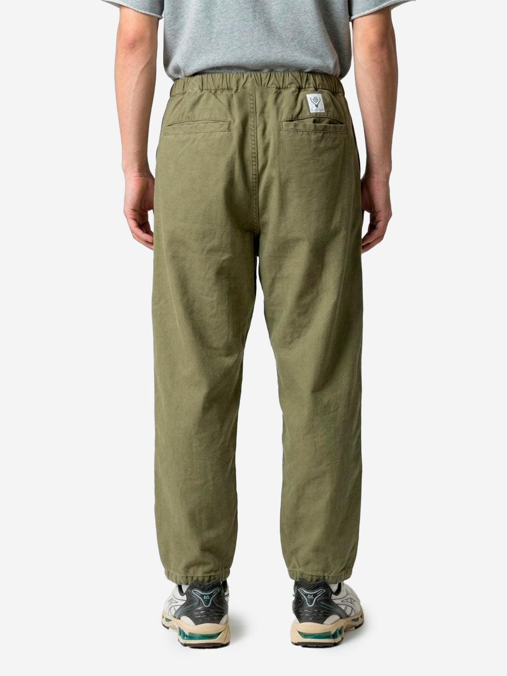 SOUTH2 WEST8 Pantaloni 'Logger Belted' in verde oliva Oliva Urbanstaroma