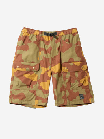 SOUTH2 WEST8 Shorts Belted Harbor con stampa camouflage Camouflage