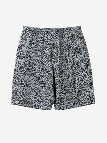 SOUTH2 WEST8 Shorts CS leopardati in jacquard leopardato Grigio nero