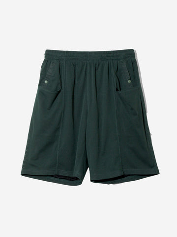 SOUTH2 WEST8 Shorts String CS in mesh verde scuro Verde scuro