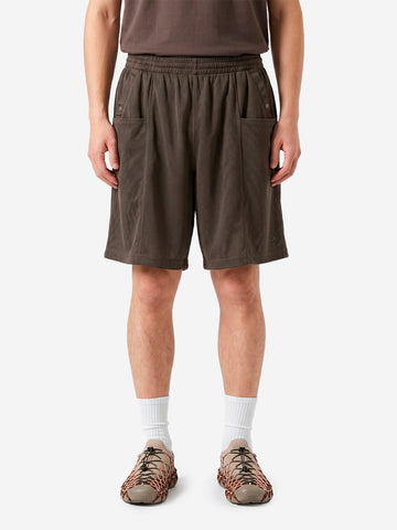SOUTH2 WEST8 Shorts String CS in mesh marrone Marrone