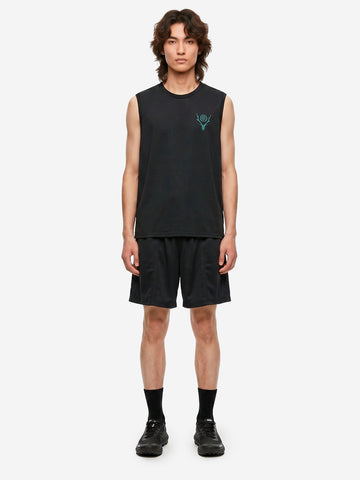 SOUTH2 WEST8 Shorts String CS in mesh nero Nero
