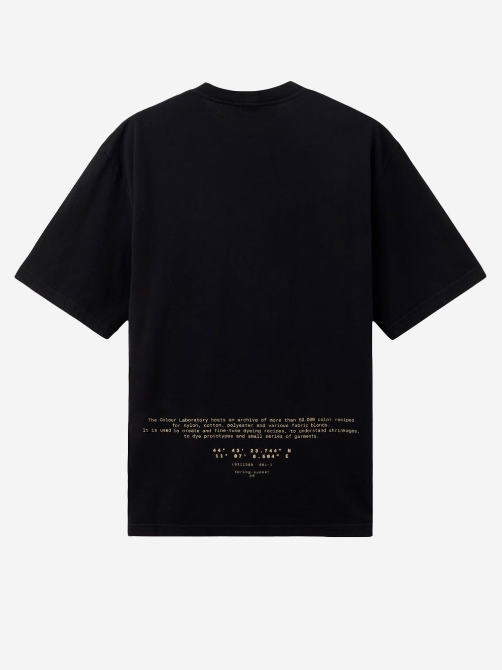 STONE ISLAND T-shirt nera in cotone con stampa 'All Around Compass' Nero Urbanstaroma