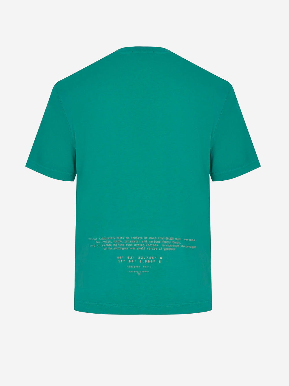 STONE ISLAND T-shirt verde in cotone con stampa 'All Around Compass' Verde Urbanstaroma