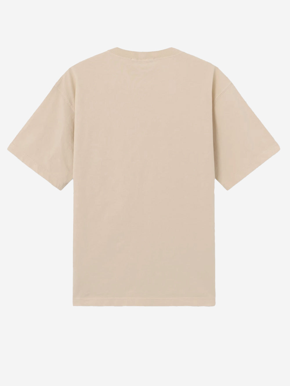 STONE ISLAND T-shirt manica corta beige con patch Compass Beige Urbanstaroma