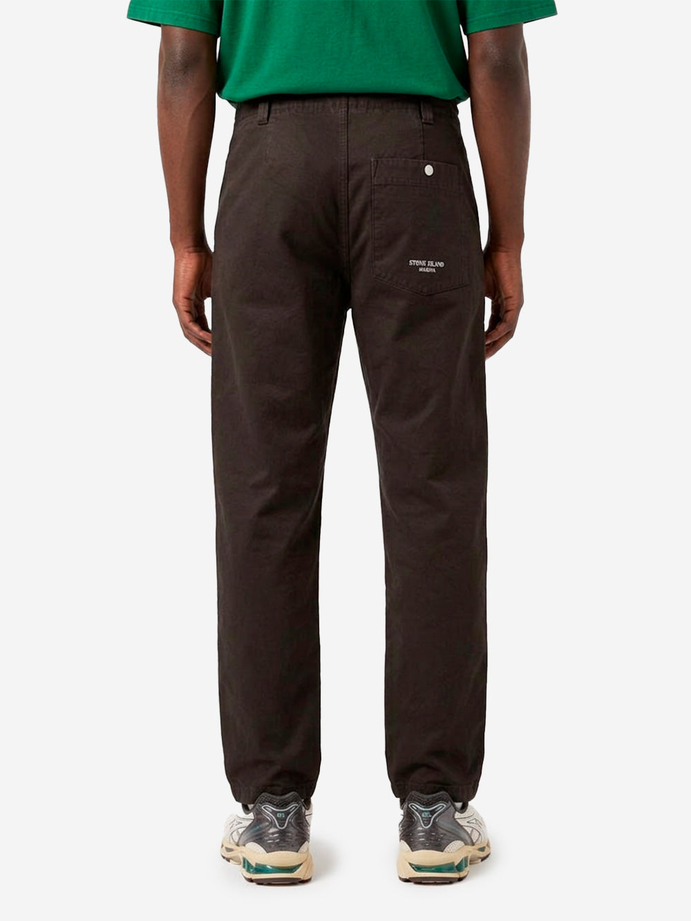 STONE ISLAND Pantalone cargo grigio piombo in twill di cotone 'Marina' grigio Urbanstaroma
