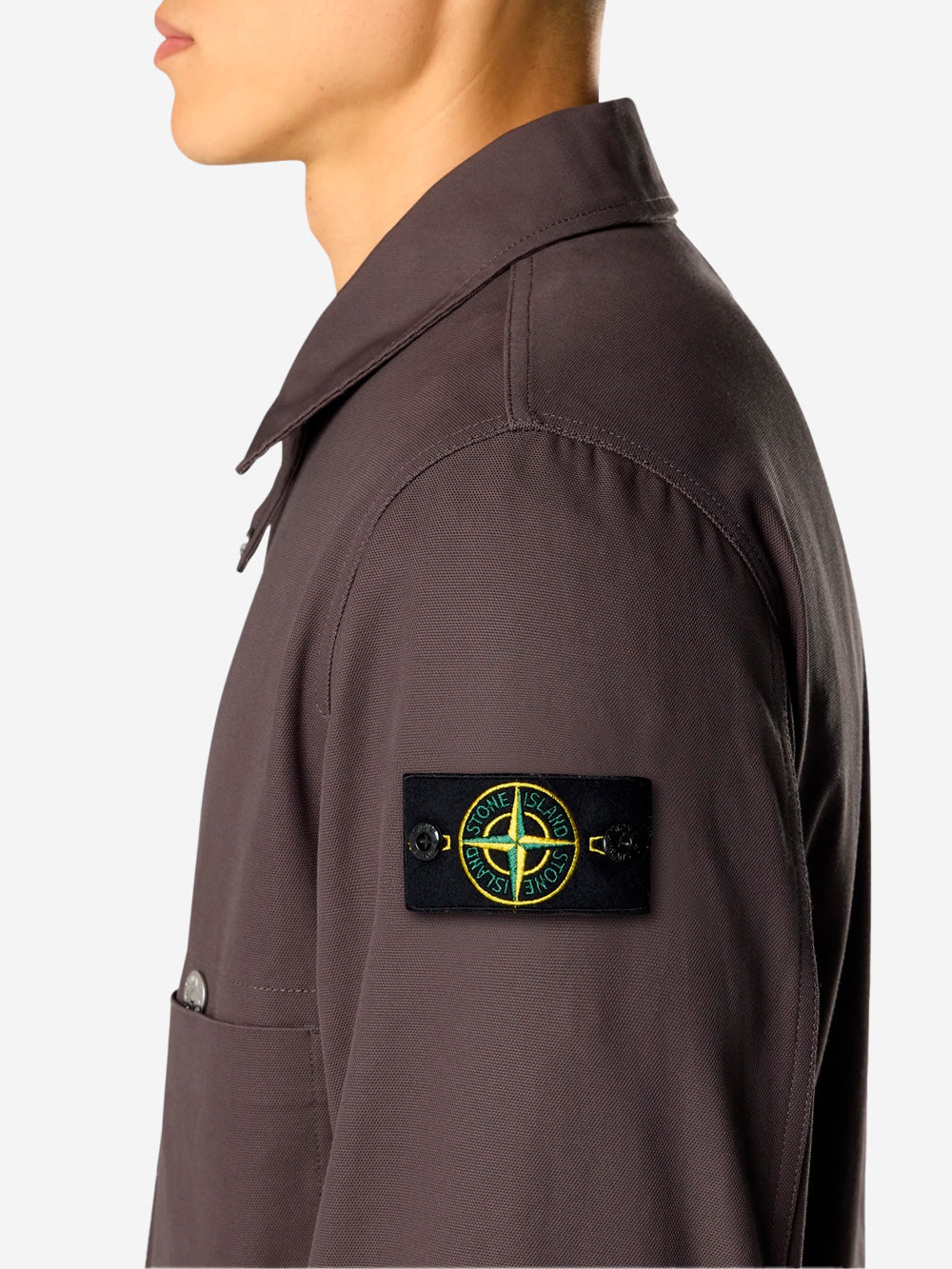 STONE ISLAND Giacca Coach antracite con antigoccia grigio Urbanstaroma