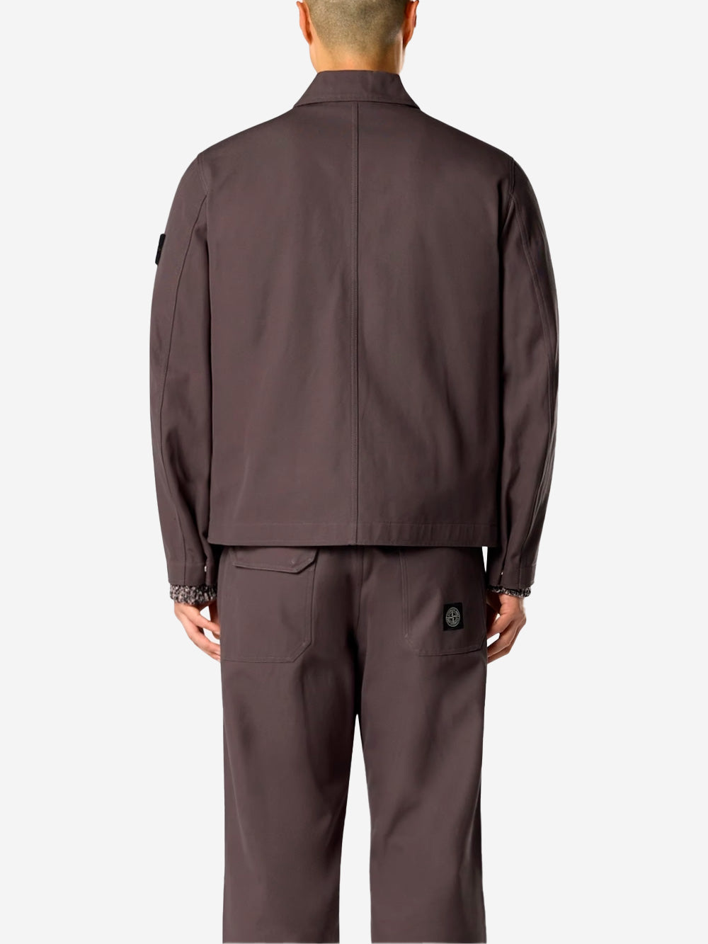 STONE ISLAND Giacca Coach antracite con antigoccia grigio Urbanstaroma