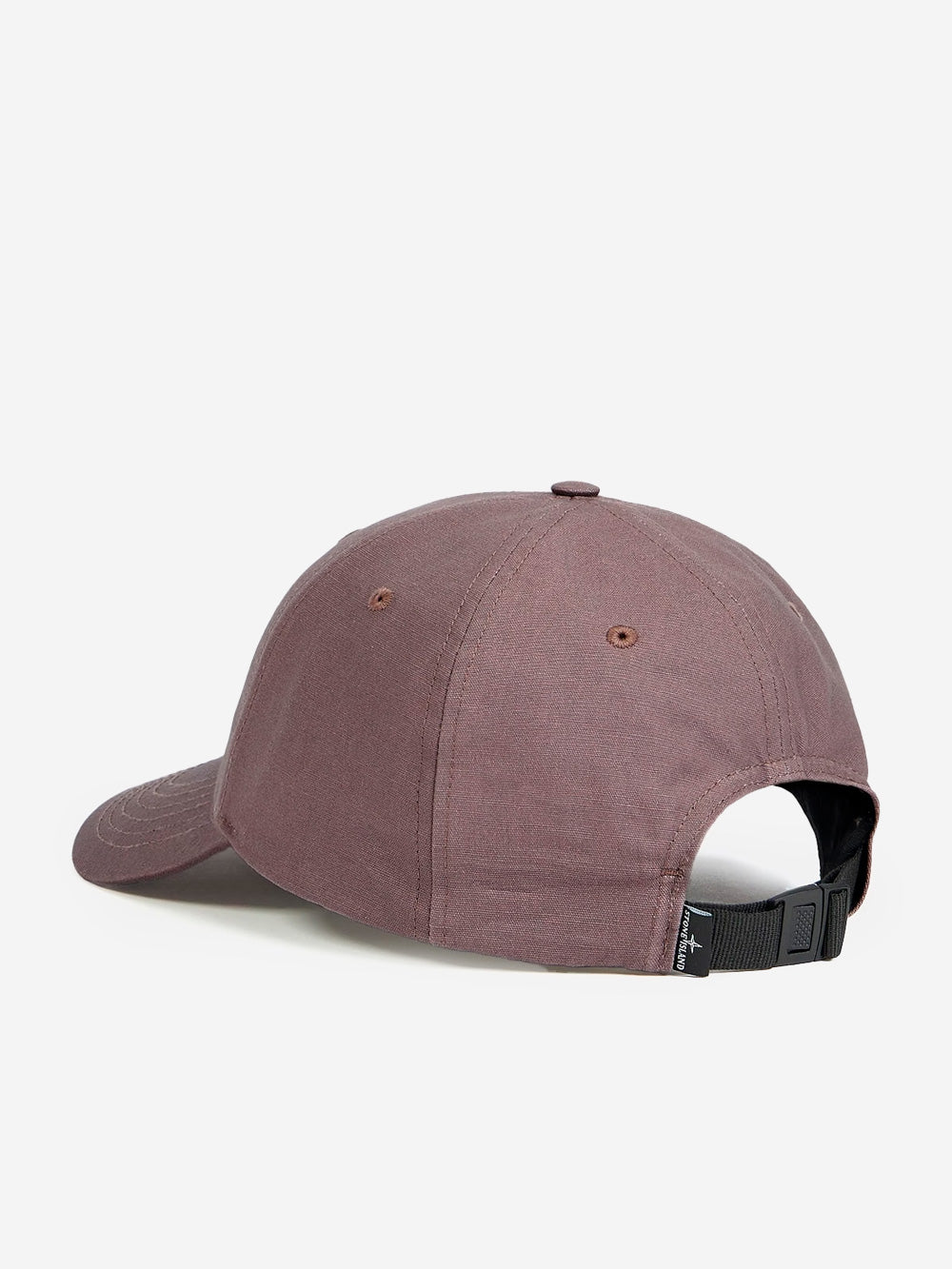STONE ISLAND Cappellino viola chiaro con ricamo Compass in reps di cotone Rosa Urbanstaroma