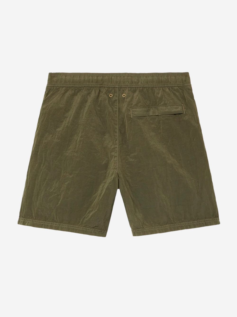 STONE ISLAND Pantaloncini da bagno verde militare media lunghezza con tasche Verde Urbanstaroma