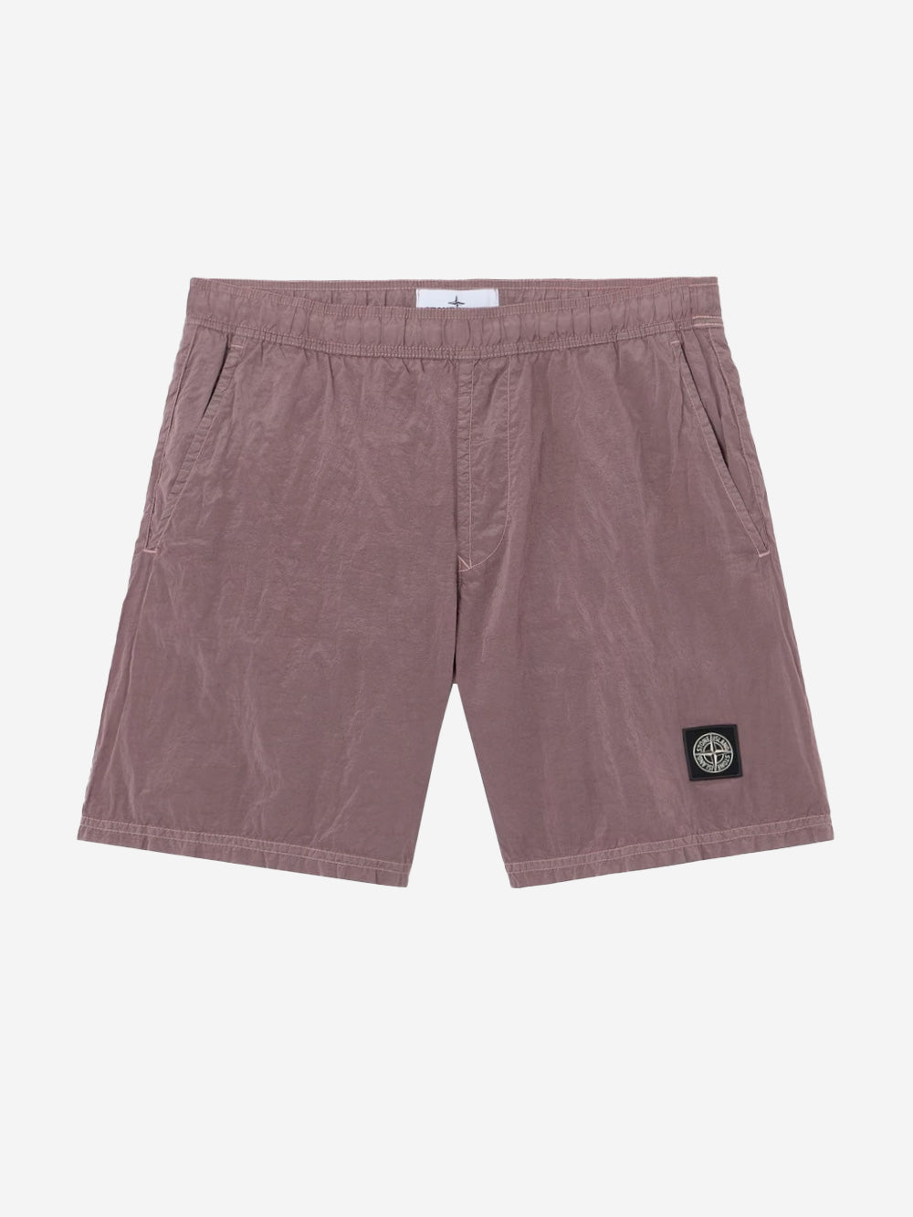 STONE ISLAND Pantaloncini da bagno lilla media lunghezza con tasche Lilla Urbanstaroma