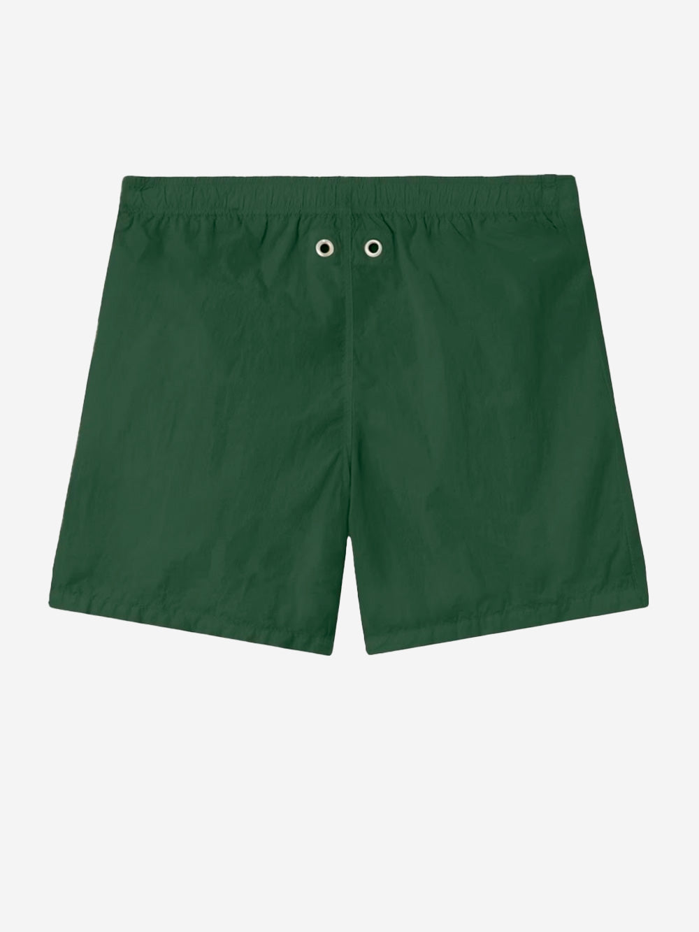 STONE ISLAND Pantaloncini verdi a gamba larga 'Marina' in nylon con patch riflettente Verde Urbanstaroma