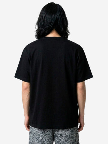UNDERCOVER T-shirt nera con grafica 'Be quiet' Nero