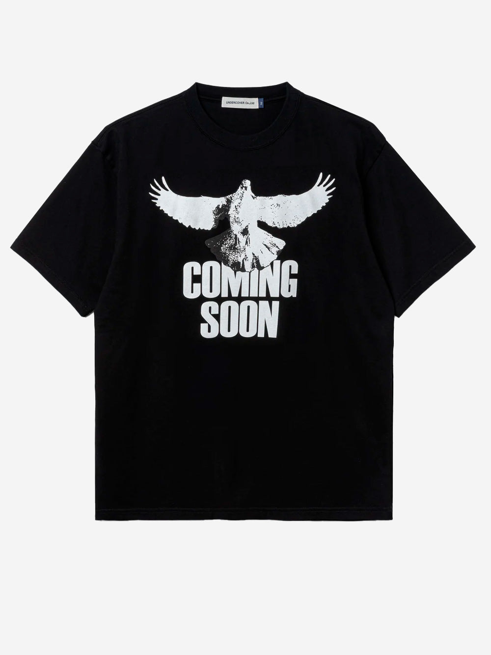 UNDERCOVER T-Shirt nera con grafica 'Coming Soon' Nero Urbanstaroma