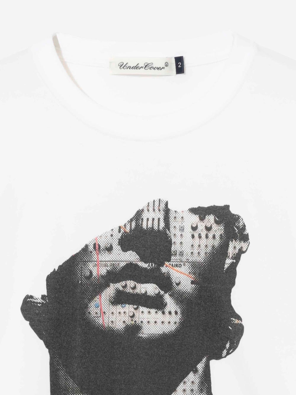 UNDERCOVER T-shirt bianca con grafica 'Conflict' Bianco Urbanstaroma