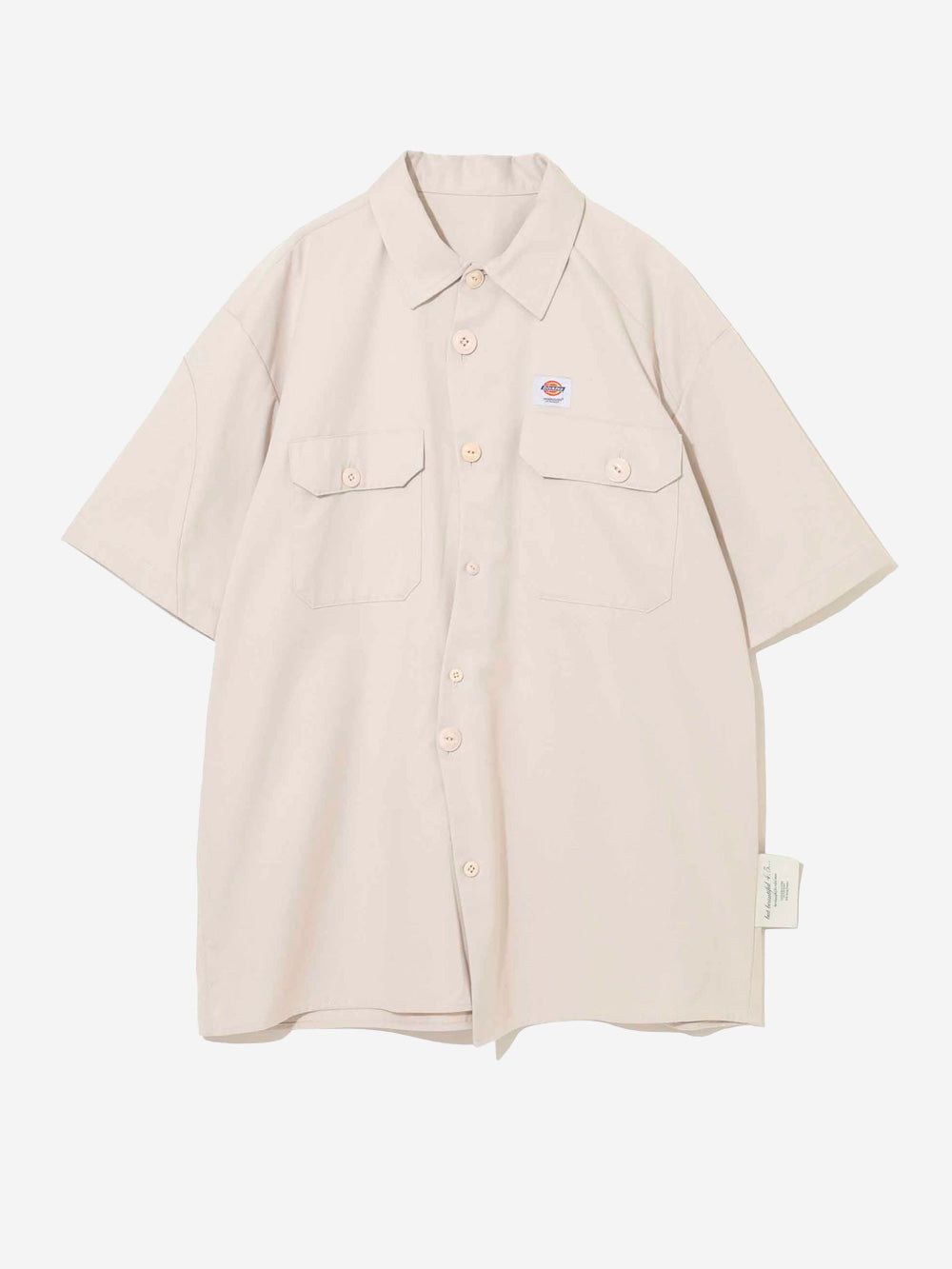 UNDERCOVER Camicia utility a manica corta beige x Dickies Beige Urbanstaroma
