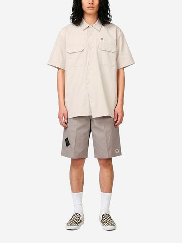 UNDERCOVER Camicia utility a manica corta beige x Dickies Beige