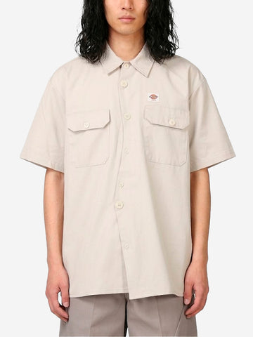 UNDERCOVER Camicia utility a manica corta beige x Dickies Beige