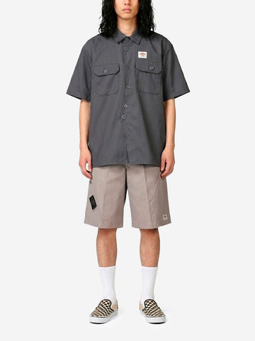 UNDERCOVER Camicia utility a manica corta grigia x Dickies grigio