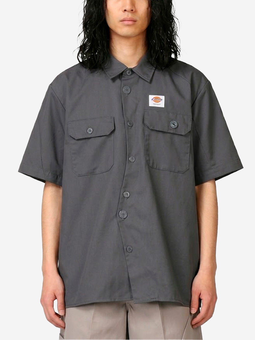 UNDERCOVER Camicia utility a manica corta grigia x Dickies grigio Urbanstaroma