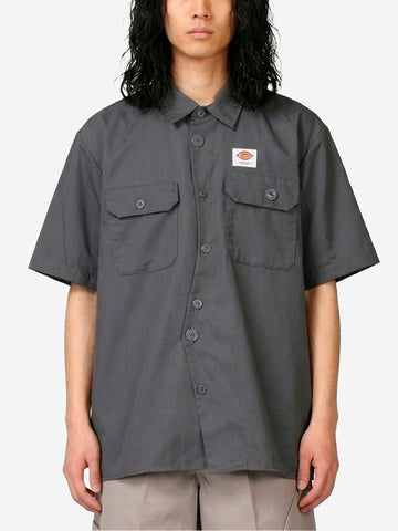UNDERCOVER Camicia utility a manica corta grigia x Dickies grigio