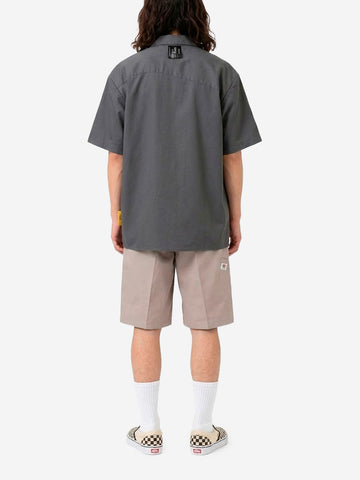 UNDERCOVER Camicia utility a manica corta grigia x Dickies grigio