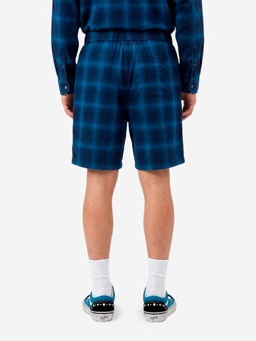 UNIFORM EXPERIMENT Shorts a quadri indigo Blu nero
