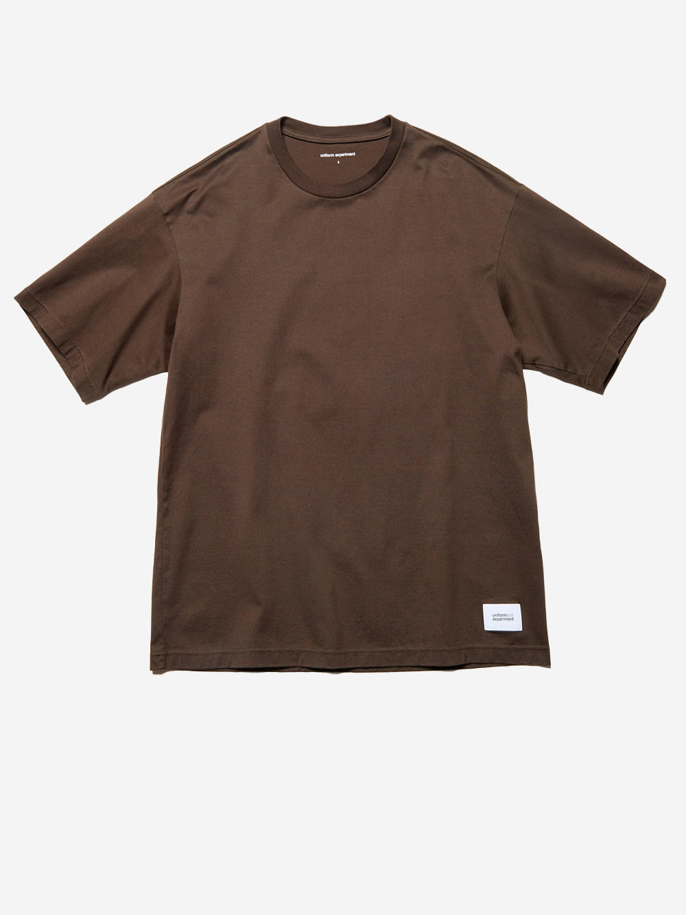 UNIFORM EXPERIMENT T-shirt marrone loose in cotone mercerizzato Marrone Urbanstaroma