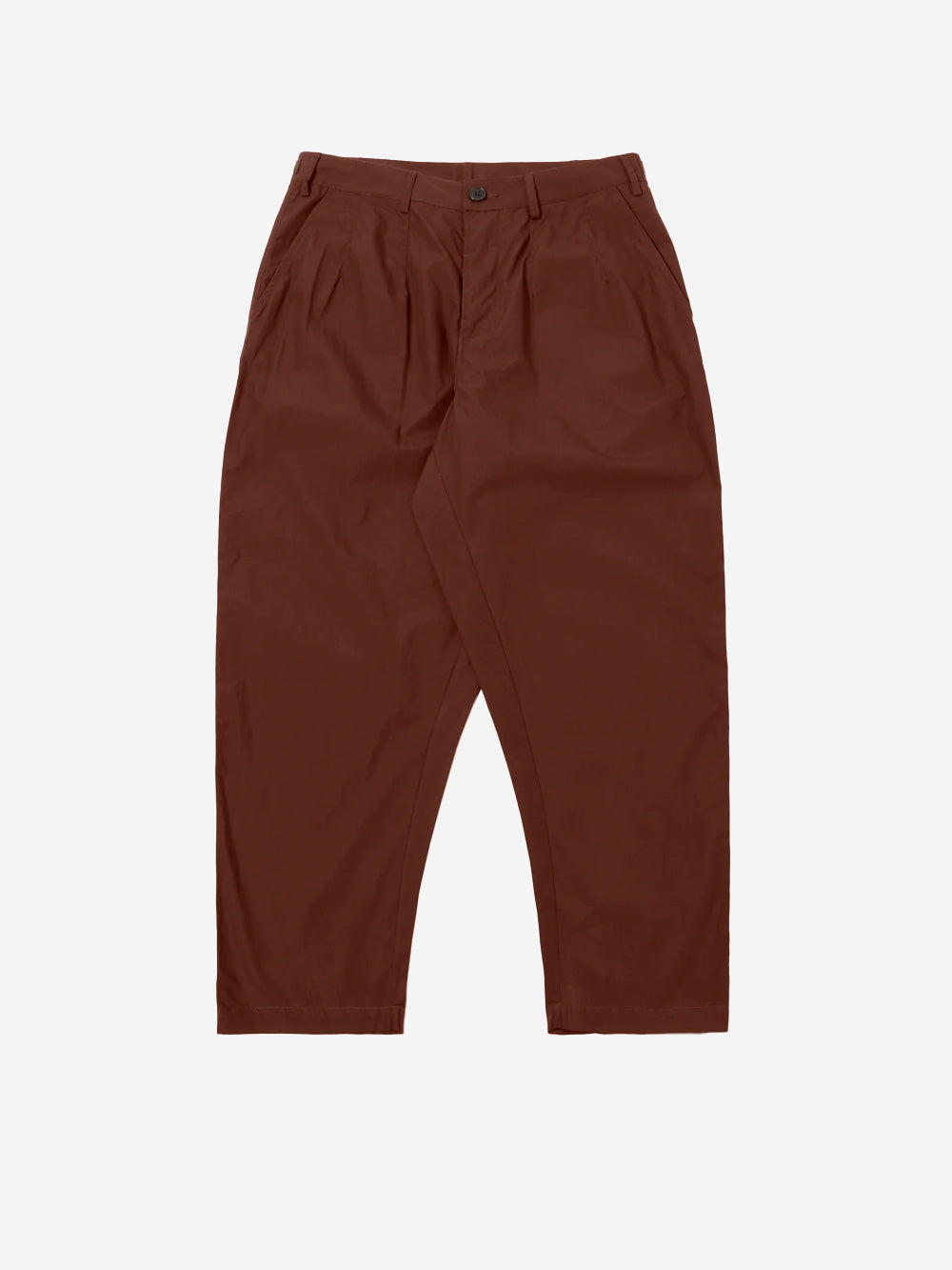 UNIVERSAL WORKS 'Dutch' Pant in Popeline Peach Marrone Marrone Urbanstaroma