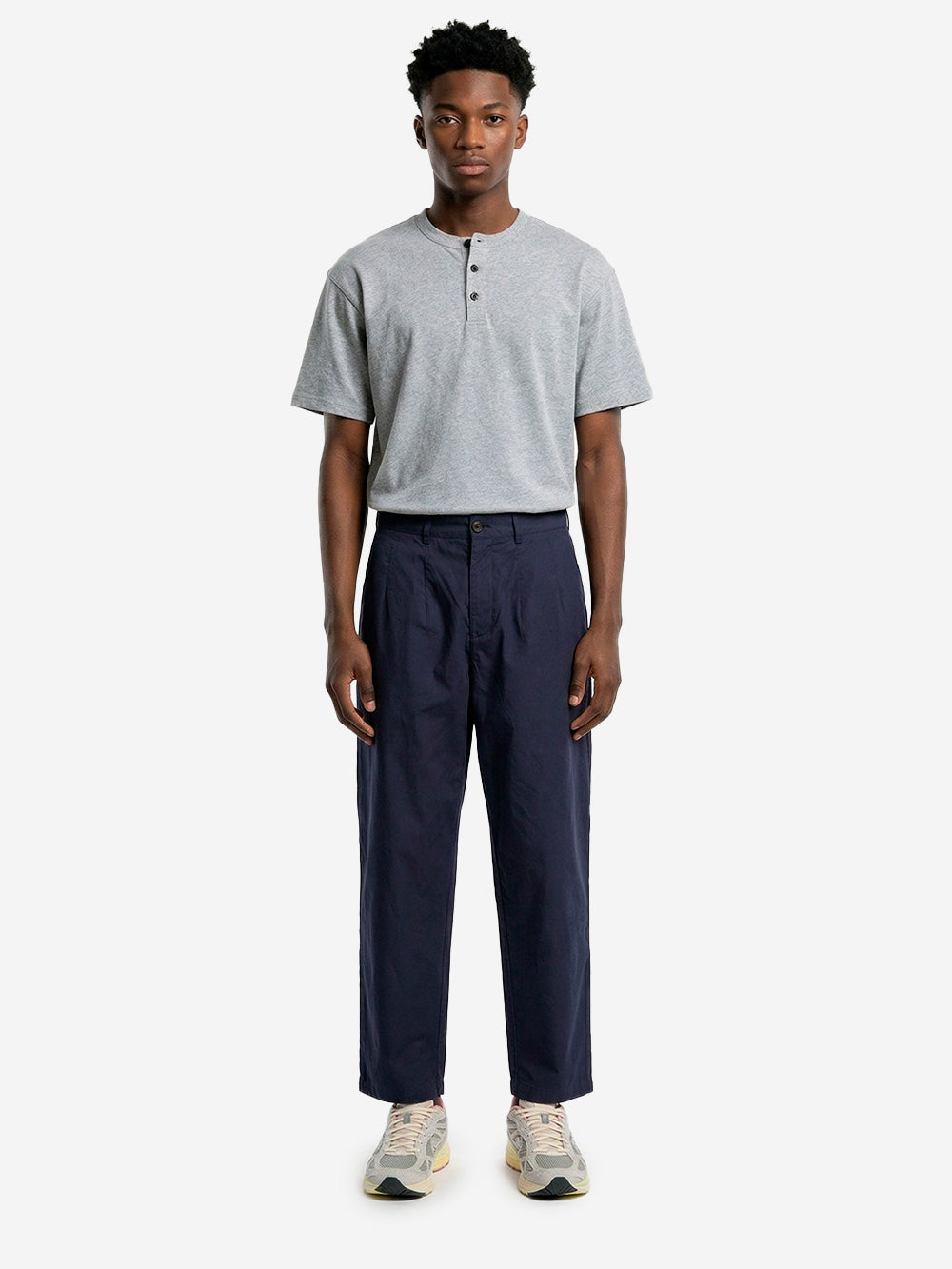 UNIVERSAL WORKS 'Dutch' Pant in Popeline Peach blu Blu Urbanstaroma