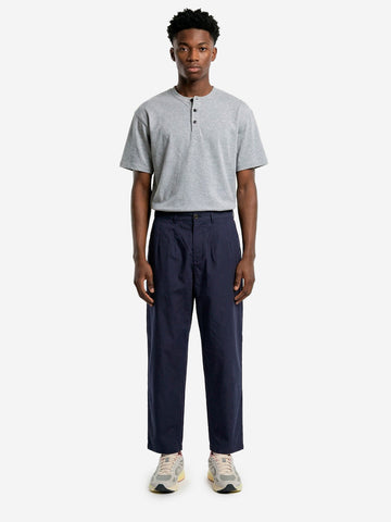 UNIVERSAL WORKS 'Dutch' Pant in Popeline Peach blu Blu