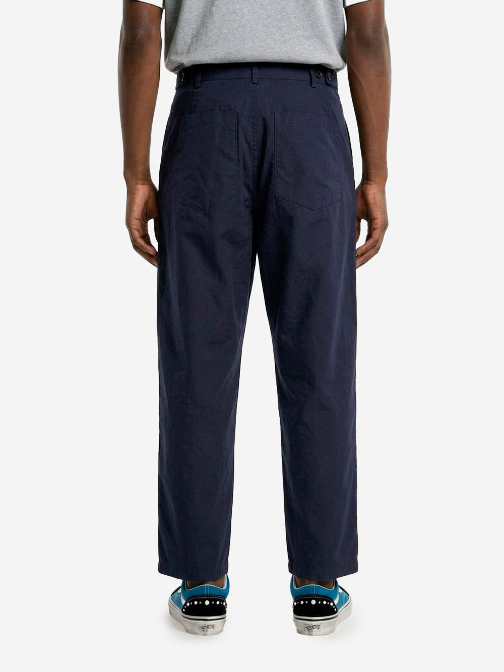 UNIVERSAL WORKS 'Dutch' Pant in Popeline Peach blu Blu Urbanstaroma