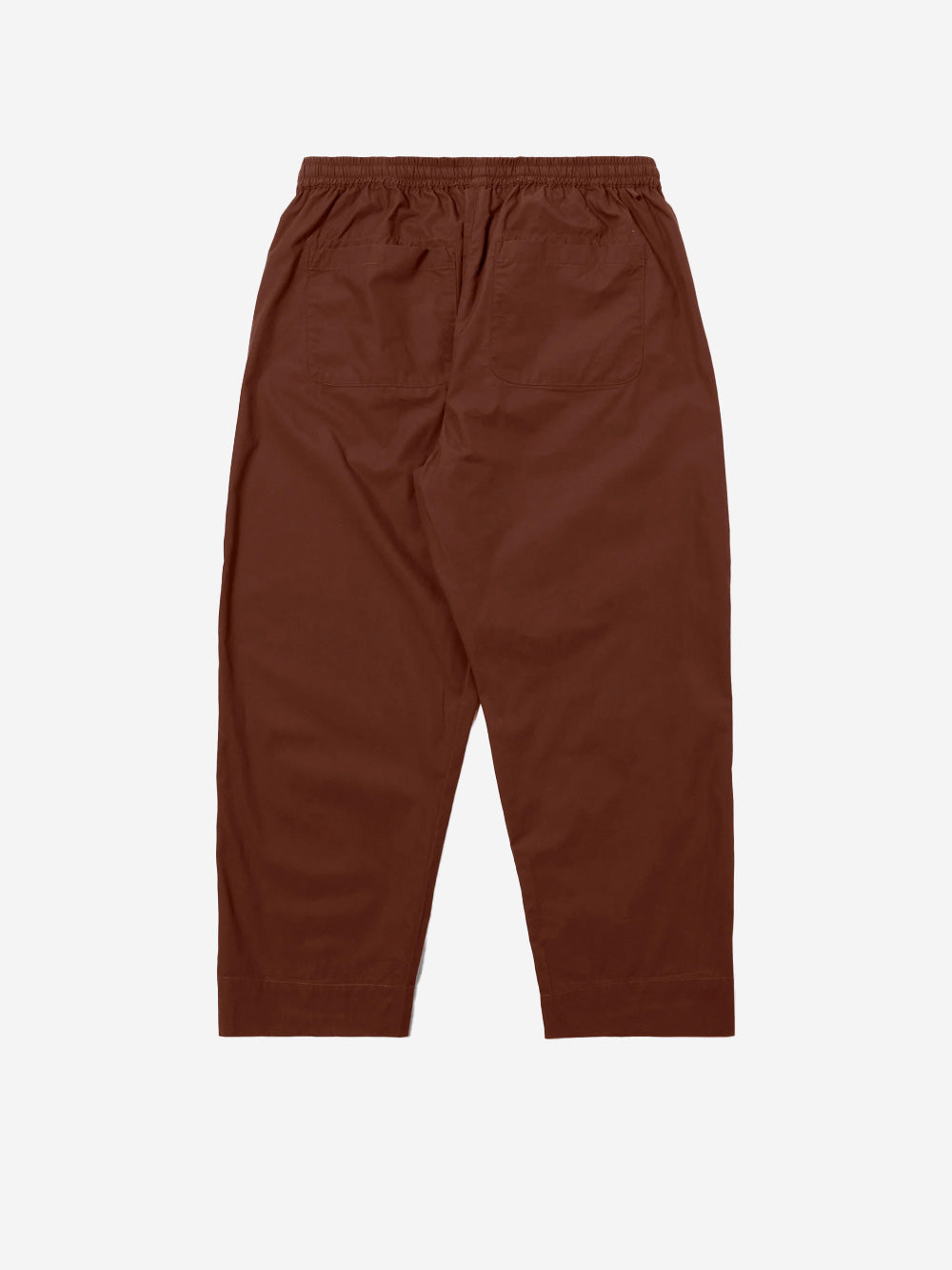 UNIVERSAL WORKS Pantaloni marroni 'Judo' in cotone spazzolato Marrone Urbanstaroma