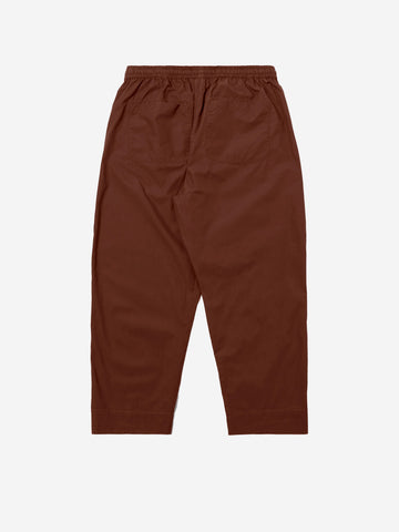 UNIVERSAL WORKS Pantaloni marroni 'Judo' in cotone spazzolato Marrone