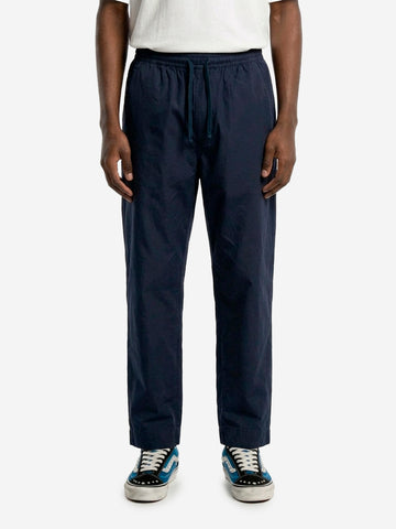 UNIVERSAL WORKS Pantaloni blu 'Judo' in cotone spazzolato Blu